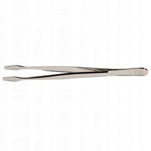 PINCETA FILATELISTYCZNA DE LUXE 12CM PROSTA ŁOPATKOWA PI32 LEUCHTTURM
