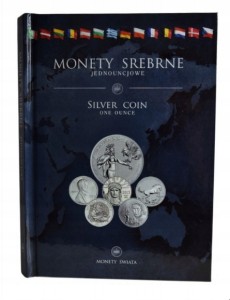 Album klaser na 27 srebrnych monet jednouncjowych kolekcjonerskich 1 oz