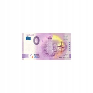 BANKNOT 0 EURO BRANDARIS 2023 LEUCHTTURM