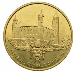 ZAMEK W LIDZBARKU WARMIŃSKIM 1996 2 ZŁ 2 ZŁOTE