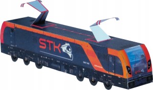 MODEL KARTONOWY Lokomotywa Elektryczna 1:87 EXTRAMODEL