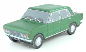 MODEL KARTONOWY SAMOCHÓD FIAT 125P ZIELONY EXTRA MODEL