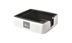 TETIS PRZYBORNIK ORGANIZER NA KARTECZKI I WIZYTÓWKI SZARY BV400-S