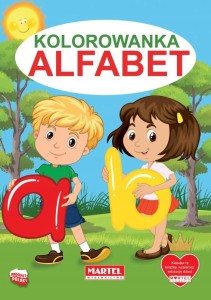 Kolorowanka kaiążeczka Alfabet Martel