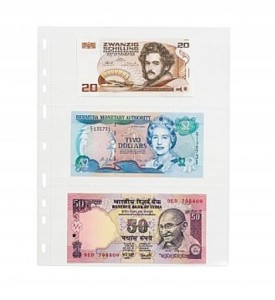 KARTA STRONA OPTIMA EASY SH252 NA 3 BANKNOTY 3C 3 C LEUCHTTURM