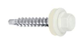 WKRĘTY FARMERSKIE 4,8x35mm RAL 9010 FARMERY 10 SZTUK SAMOWIERCĄCE KLIMAS