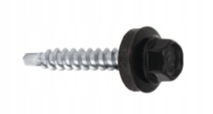 WKRĘTY FARMERSKIE 4,8x35mm RAL 9005 FARMERY 10 SZTUK SAMOWIERCĄCE KLIMAS