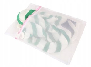 #473 WOREK SIATKA DO PRANIA BIELIZNY ZAMEK 30x40cm