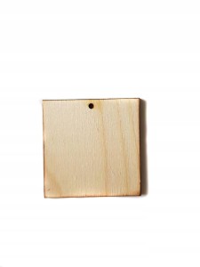 #90 100x Kwadrat zawieszka 50x50mm Scrapki Decoupa