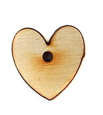 #58 25x Serca Zawieszki 20x20mm Scrapki Decoupage