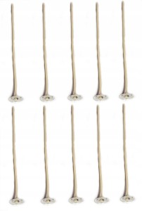 KNOTY DO ŚWIEC Z BLASZKĄ KNOT PARAFINY 8CM 10SZT