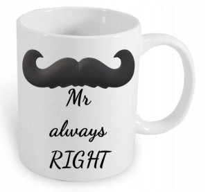 KUBEK Z NADRUKIEM PREZENT MR ALWAYS RIGHT