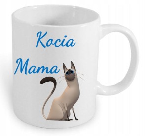 KUBEK Z NADRUKIEM PREZENT KOCIA MAMA KOT