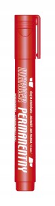 TETIS MARKER PERMANENTNY CZERWONY KM101-CS