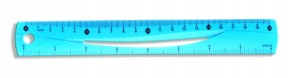 TETIS ELASTYCZNA LINIJKA 20cm BL020 NIEBIESKA