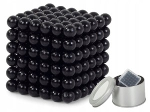 KULKI NEOCUBE MAGNETYCZNE KLOCKI CZARNE 216 5mm