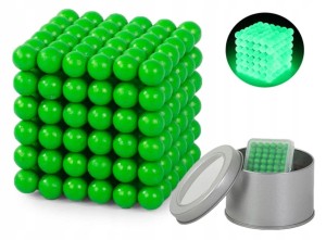 KULKI MAGNETYCZNE NEOCUBE KLOCKI FLUO 216 5mm BOX
