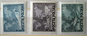 Fi 498-500 Rocznica Swiatowego Związku Pocztowego