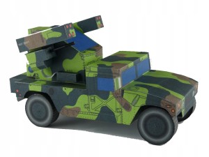MODEL KARTONOWY SYSTEM PRZECIWLOTNICZY EXTRA MODEL