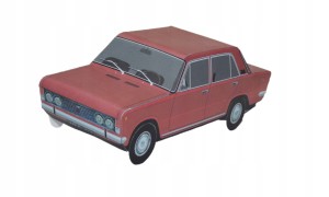 MODEL KARTONOWY SAMOCHÓD FIAT 125P EXTRA MODEL